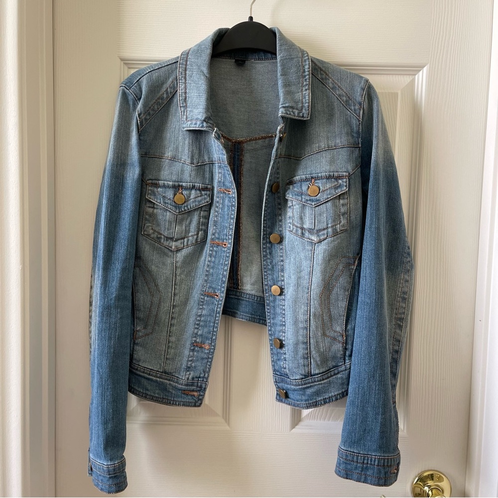 Cropped Denim Jacket